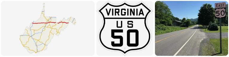 US 50 in Virginia